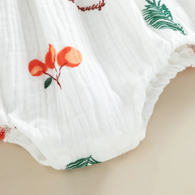 Summer Romper and Matching Bow