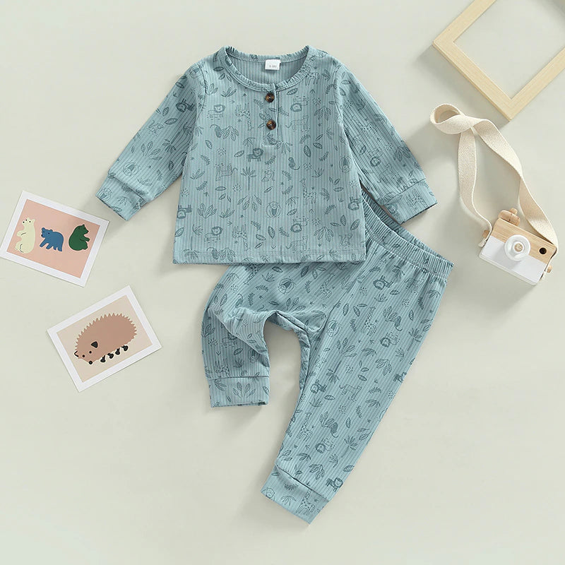 Long Sleeved Animals Set